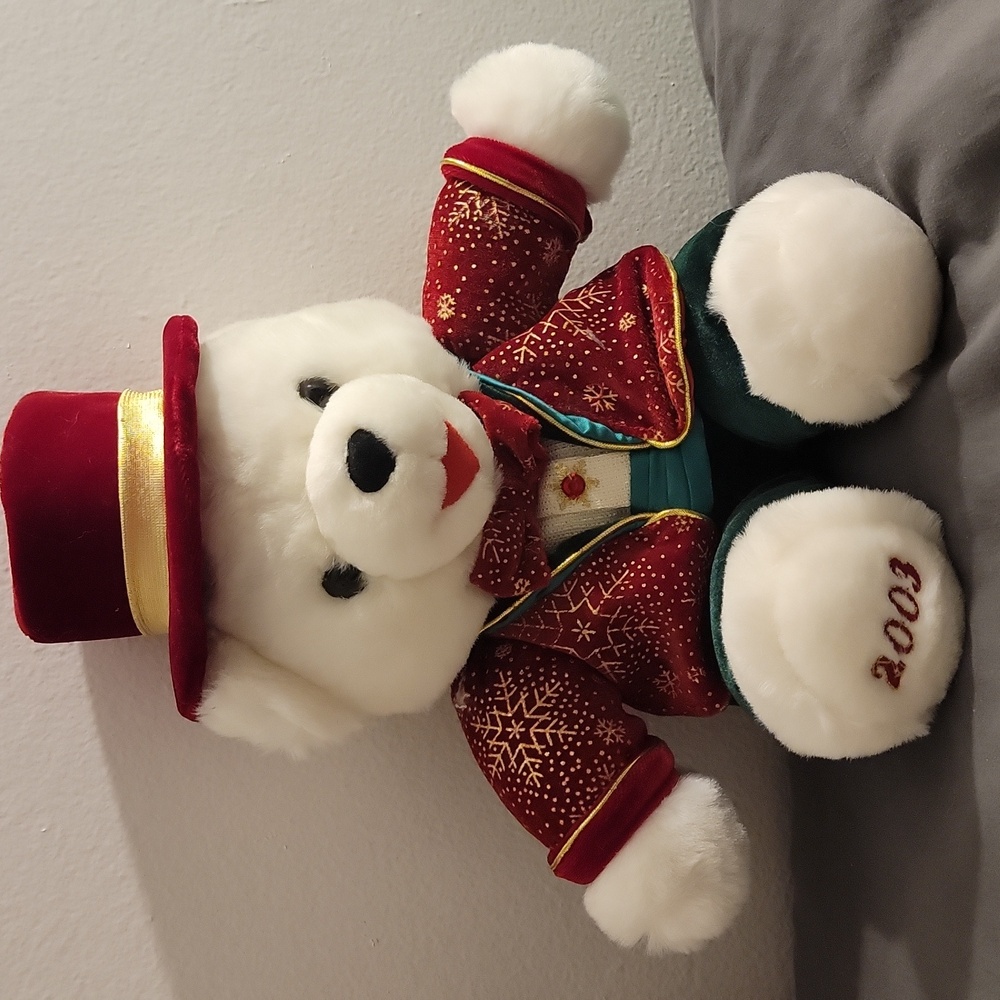 Vintage Dan Dee Christmas Bear 2003 stuffed